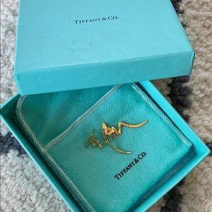 RARE Tiffany & CO paloma picasso gold earrings